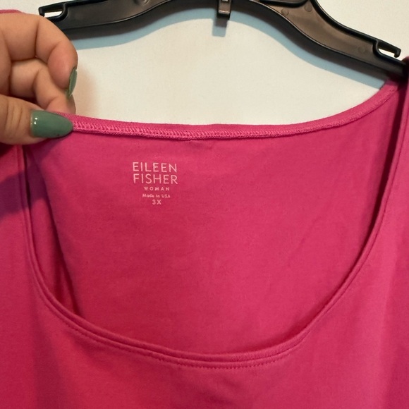 Eileen Fisher Womens Pink Tank Top Blouse Size 3X - Picture 2 of 3